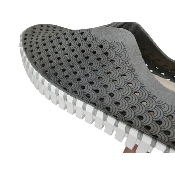 ILSE JACOBOSEN HORNBAEK TULIP BLACK LOAFERS SLIP ONS FLATS WOMENS SZ 7.5 8 EU 38 - Picture 3 of 12